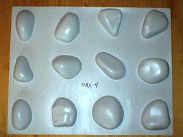 #OOR-05 River Rock Molds 12 Make 100s of Cement Stones For Walls For Pennies Ea. image 11