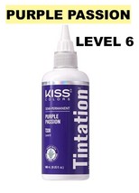 Kiss Tintation Semi-Permanent Hair Color 5 Fl Oz Purple Passion T330 Level: 6 - £4.45 GBP
