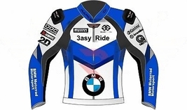 Bmw 3ASY Ride Motogp Motorbike Leather Jacket All Size Available - £108.55 GBP