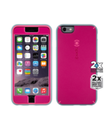 Fuchsia Pink//Heritage Gray ~ Phone 6/6S PLUS Phone Case Mighty Shell Speck - $558.10 MXN