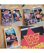 vintage WWF VHS lot x5 1992 1993 1989 tapes Hulk Hogan wrestling rare - $74.99