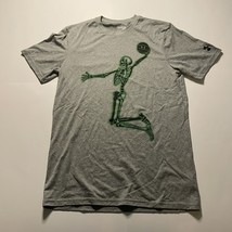 Under Armour Heat Gear Loose Basketball T-Shirt Mens Small Gray - $14.99