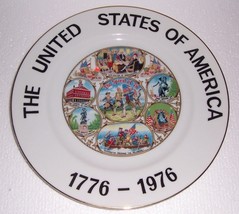 1776-1976 200TH Anniversary  USA Porcelain Plate - £14.94 GBP