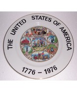 1776-1976 200TH Anniversary  USA Porcelain Plate - $367.91 MXN