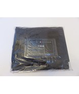 Tommy Hilfiger Holly Twin Black tailored bedskirt New - £24.45 GBP