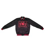 WWE WCW NWO New World Order Wolf Pack Bomber Chalk Line Jacket Size L - $128.25