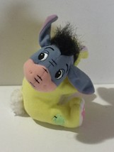 Eeyore in Bunny Suit w Ears Basket Hugger Plush Stuffed Toy Fisher Price Disney - $20.21