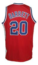 Mike Barrett Custom Virginia Squires Aba Retro Basketball Jersey Red Any Size image 2