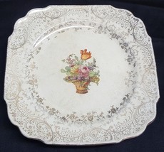 I) Royal China Warranted 22kt Gold Floral Flower Decorative Plate Platte... - €5,11 EUR