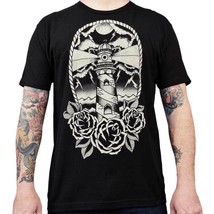 Men&#39;s Light House Artist Adi Nautical Sailor Tattoo Art Black Market Tee... - £20.27 GBP