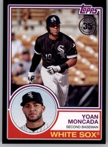 2018 Topps 1983 Topps Baseball Black 83-59 Yoan Moncada  Chicago White Sox - £7.81 GBP