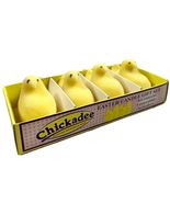 Chickadee Easter Candle Gift Set 4 Peeps Chickens Scented Yellow Vintage... - $19.95 CAD