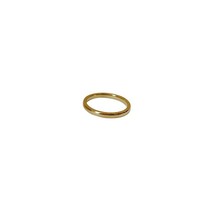 Peri&#39;sBox 9 Sizes Polished Wide Thin Gold Rings Titanium Steel Geometric Rings f - £7.56 GBP