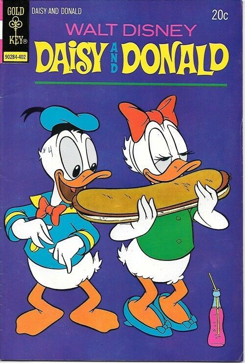 Walt Disney Daisy and Donald Comic Book #4 Gold Key 1974 FINE+ - £9.14 GBP