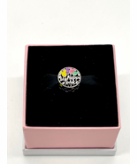 Disney Parks Pandora My Happy Place Balloons Cinderella Castle Button Ch... - $139.45 CAD