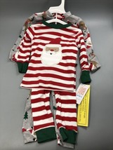 4 Pc 12M Just One You Carters Toddler Unisex Santa Christmas Holiday Paj... - £12.66 GBP