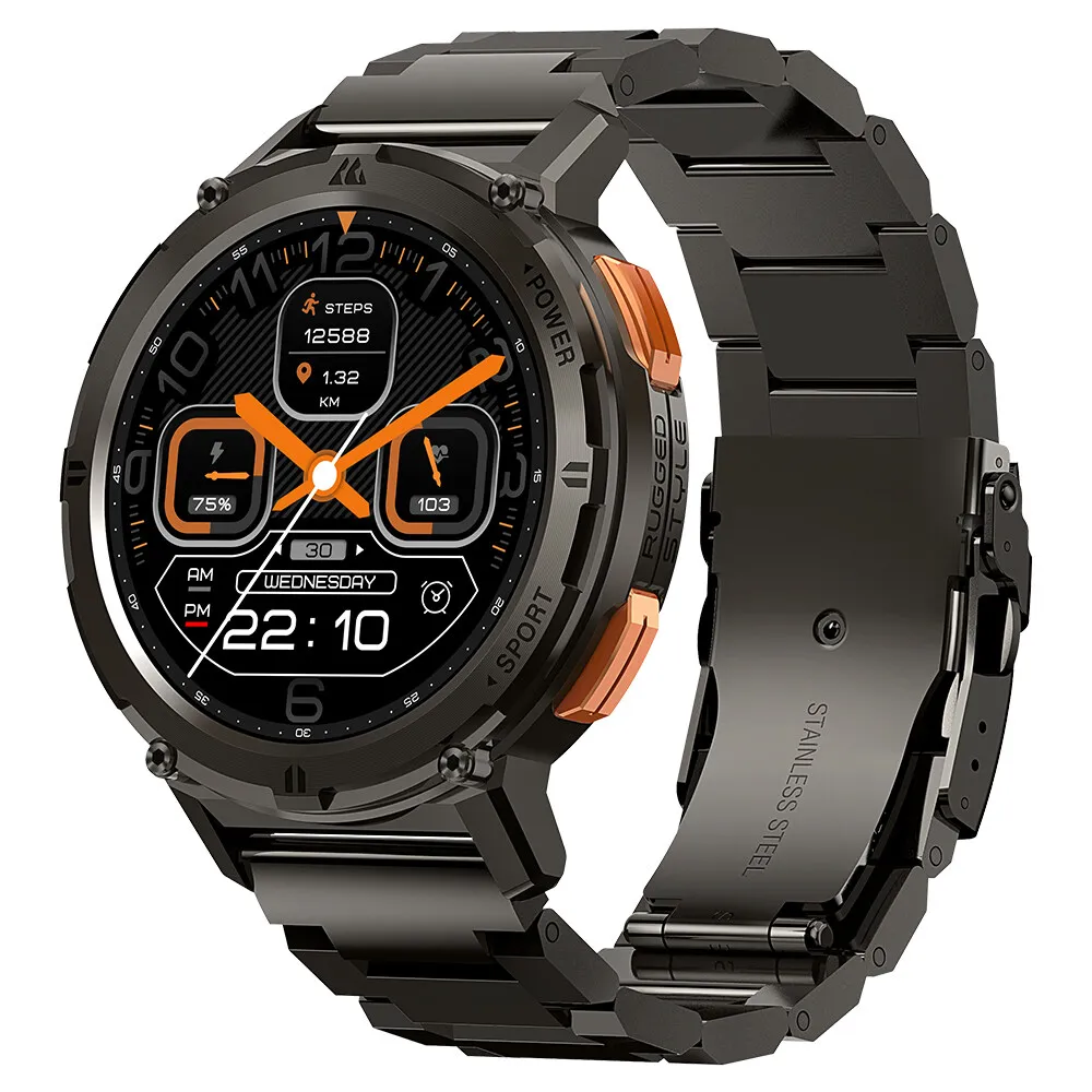 T2 Smartwatch Bluetooth Call AMOLED AOD Men&#39;s Watch 5ATM Waterproof Spor... - $324.81