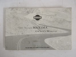 2001 Nissan Maxima Owners Manual [Paperback] Nissan - £11.71 GBP