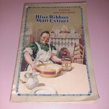 Blue Ribbon Malt Extract Tested Recipe Book 1928 Vintage Kitchen Booklet 32pg - £9.39 GBP