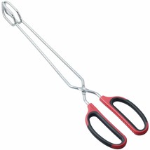 Extra Long Scissor Tongs 16-Inch Stainless Steel Barbecue Grilling Tongs - £20.36 GBP