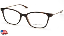 New Giorgio Armani Ar 7094 5089 Havana Eyeglasses Frame A7094 50-16-140mm Italy - £97.91 GBP