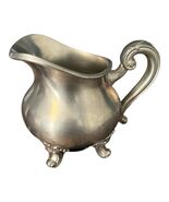 Reed &amp; Barton Pewter Creamer Regent P560 Small Footed Pitcher Vintage - $22.50
