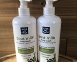 2PK- Goat Milk Body Wash, Eucalyptus + Lemongrass, 16 fl oz ea (473 ml) ... - £22.17 GBP