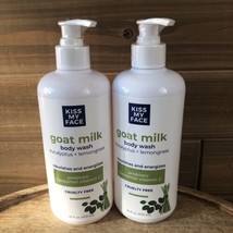2PK- Goat Milk Body Wash, Eucalyptus + Lemongrass, 16 fl oz ea (473 ml) NEW (W) - £22.00 GBP