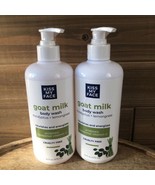 2PK- Goat Milk Body Wash, Eucalyptus + Lemongrass, 16 fl oz ea (473 ml) NEW (W) - £22.36 GBP