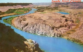 Snake River Canyon Unposted Vintage Postcard Idaho Canyon View - $9.89