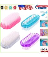 Ergonomic Two-Sided Nail Brush Set - Cleaning Tool for Home &amp; Travel, 4 PCS - $350.61 MXN