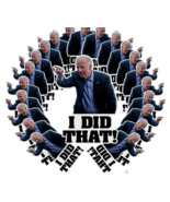 100pcs Joe Biden &quot;I DID That&quot; Stickers Funny Humor Decal Car Gas Pump Wi... - €8,43 EUR
