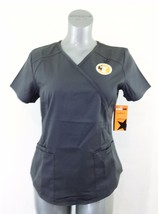 Scrub Star Women&#39;s Small Gray V Neck Short Sleeve Polyester Blend Scrub ... - €7,63 EUR