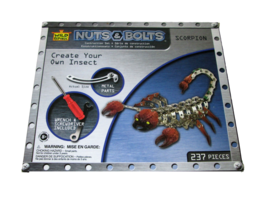 Wild Republic Scorpion Nuts &amp; Bolts Construction Set Bug Insect Sealed 237 Piece - £8.83 GBP