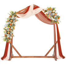 Wooden Wedding Arch Solid Wood Arbor Backdrop Stand for Wedding Ceremony... - $2,552.39 MXN