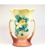 Hull Art Pottery Wildflower W-3 5 1/2&quot; Vase Vintage 1940s Two-Handled Ur... - $54.42 CAD