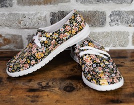 Very G women&#39;s gypsy jazz dahlia shoes Black Yellow - $30.00