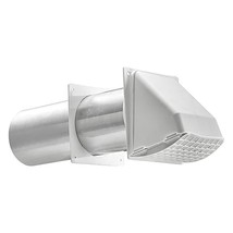 Lambro 224W 4-In. White Plastic Preferred Hood Vent with Tail Pipe and R... - $46.32