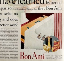 Bon Ami Household Cleaner Chick 1934 Advertisement Full Page Lithograph ... - £23.50 GBP
