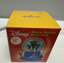 New Vtg Walt Disney Musical 100th Birthday Water Snow Globe Limited Ed. - €12,96 EUR