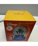 New Vtg Walt Disney Musical 100th Birthday Water Snow Globe Limited Ed. - €12,96 EUR