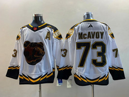  Men&#39;s Charlie McAvoy Boston Pooh Bear Reverse Jersey Whi - £31.59 GBP+