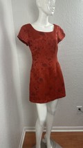 Vivienne Tam Cheongsam Chinese Chinoiserie Brocade Qipao Tunic Red Dress S - £169.89 GBP