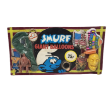 VINTAGE SMURFS MOC VENDING / GUMBALL MACHINE DISPLAY FOR TOY PRIZES TRIN... - $46.55