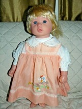 Kingstate Baby Emma growing blond hair not in original outfit vintage 18&quot; - $24.26