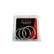 Stainless 3 Piece Cock Ring Set - $17.37