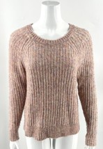 Maurices Womens Sweater Size Small Pink Purple Marled Long Sleeve Pullover - £19.46 GBP