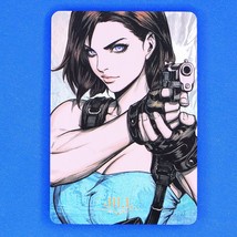Resident Evil Jill Valentine Engraved Holo Foil Character Art Trading Card - £11.00 GBP