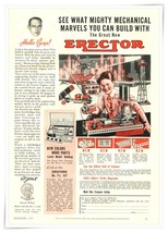 Print Ad Gilbert Erector Sensational No 7 1/2 Power Plant Set 1935 Adver... - $274.00 MXN