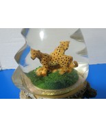 Musical Water Snow Globe Outdoor Theme Leopards Squirrel And More Flaw V... - £11.84 GBP